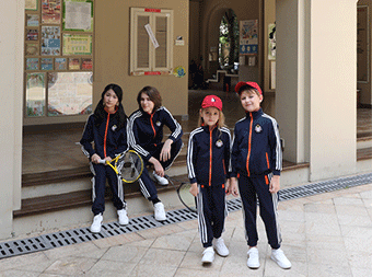 冬季運動長袖中小學生班服設計定制套裝