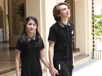 高中夏季短袖運動校服班服廠家套裝