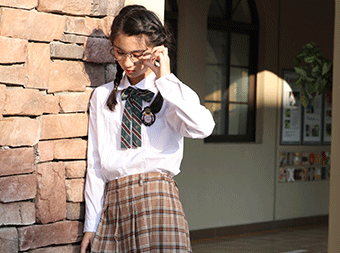 學(xué)生校服定做秋季長袖襯衫套裝