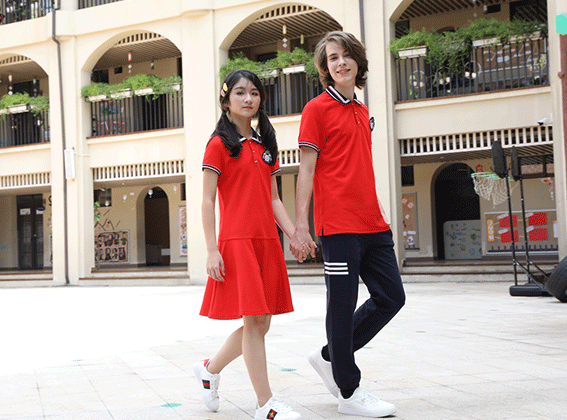 中學校服夏裝短袖衫